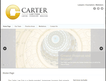 Tablet Screenshot of carter-lawfirm.com